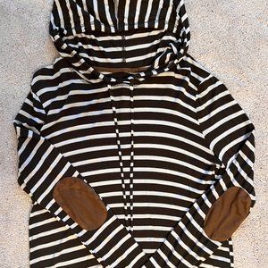 Striped Hooded Shirt